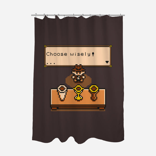 Choose Your Grail-none polyester shower curtain-Olipop
