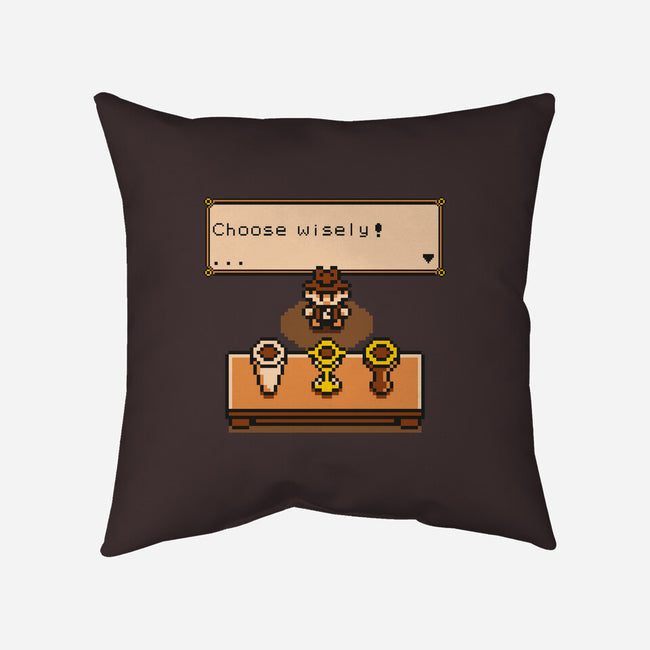 Choose Your Grail-none removable cover w insert throw pillow-Olipop