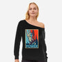 The Lord Of Power-womens off shoulder sweatshirt-NMdesign