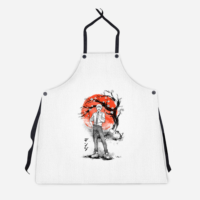 Devil Hunter Ink-unisex kitchen apron-IKILO