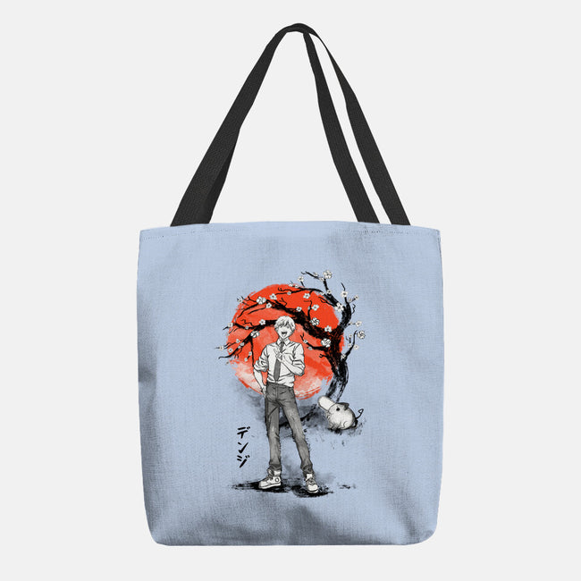 Devil Hunter Ink-none basic tote bag-IKILO