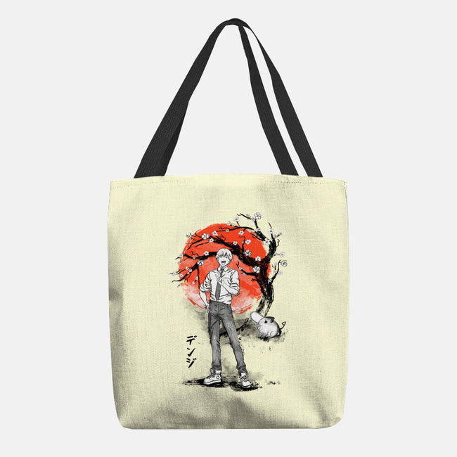 Devil Hunter Ink-none basic tote bag-IKILO