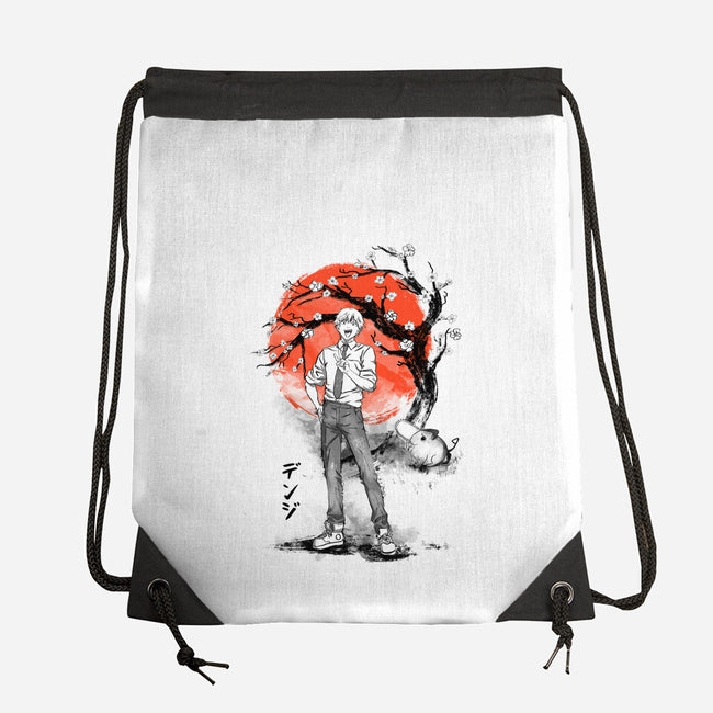 Devil Hunter Ink-none drawstring bag-IKILO