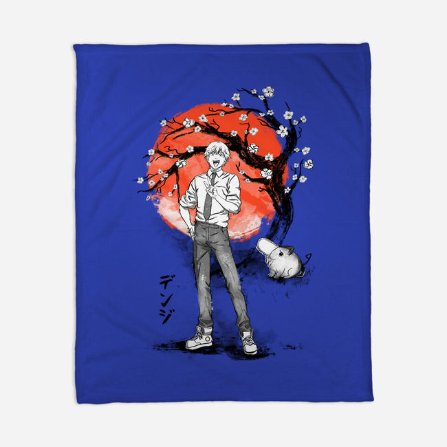 Devil Hunter Ink-none fleece blanket-IKILO
