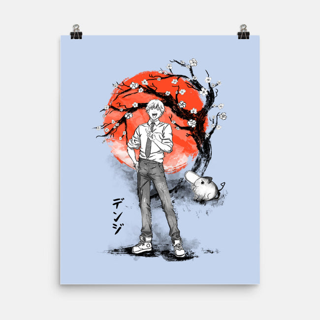 Devil Hunter Ink-none matte poster-IKILO