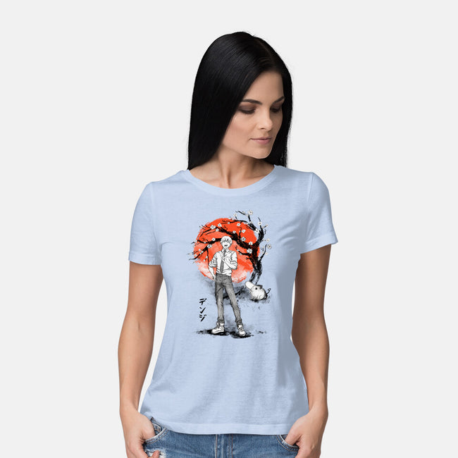 Devil Hunter Ink-womens basic tee-IKILO
