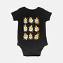 Animal Candle-baby basic onesie-Vallina84