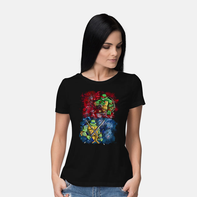 Leader And Warrior-womens basic tee-nickzzarto