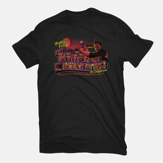 Greetings From The Shadow Mountains-youth basic tee-goodidearyan