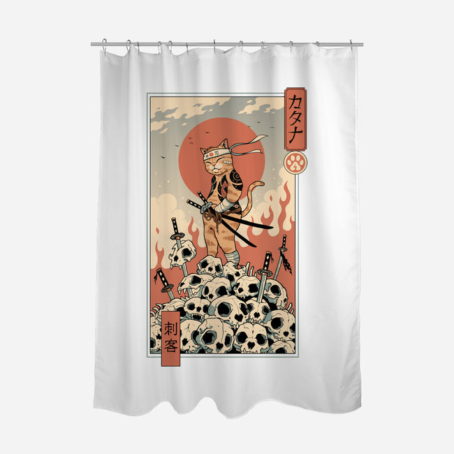 Catana Assassin-none polyester shower curtain-vp021
