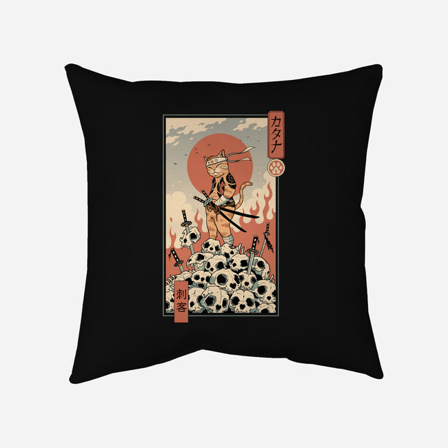 Catana Assassin-none removable cover w insert throw pillow-vp021