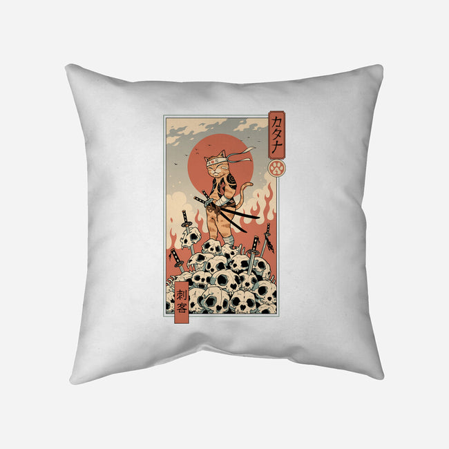 Catana Assassin-none removable cover w insert throw pillow-vp021