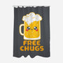 Chugs-none polyester shower curtain-Xentee