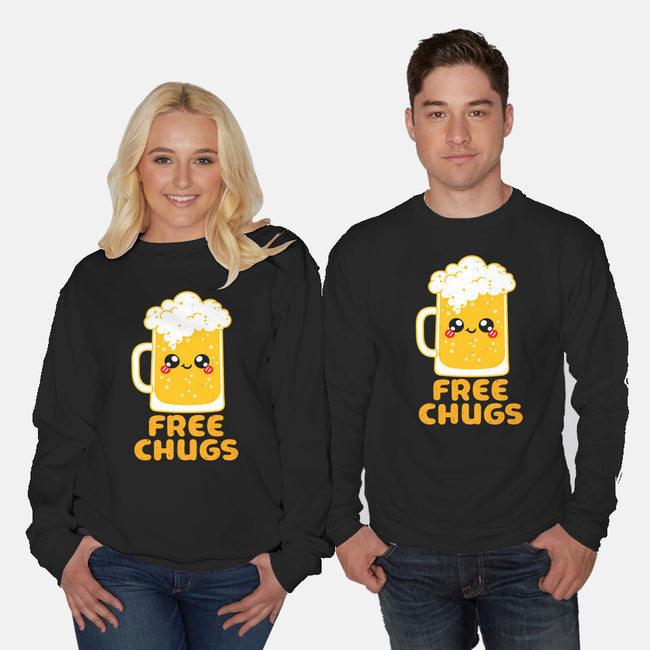 Chugs-unisex crew neck sweatshirt-Xentee