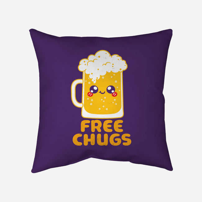 Chugs-none removable cover w insert throw pillow-Xentee