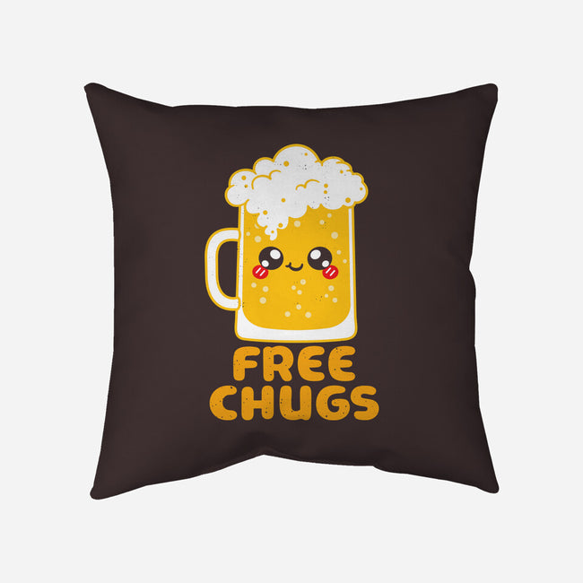 Chugs-none removable cover throw pillow-Xentee