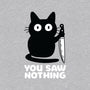 Saw Nothing-womens v-neck tee-Xentee
