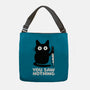 Saw Nothing-none adjustable tote bag-Xentee