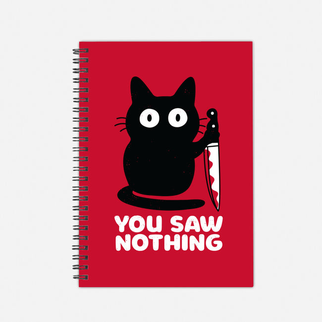Saw Nothing-none dot grid notebook-Xentee