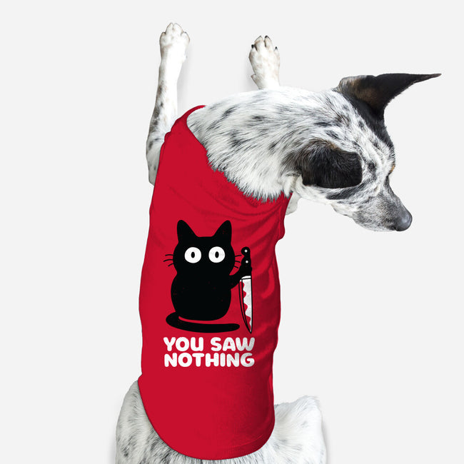 Saw Nothing-dog basic pet tank-Xentee
