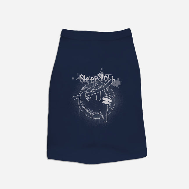 SleepSloth-cat basic pet tank-Claudia