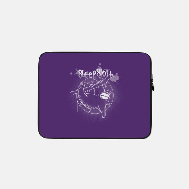 SleepSloth-none zippered laptop sleeve-Claudia
