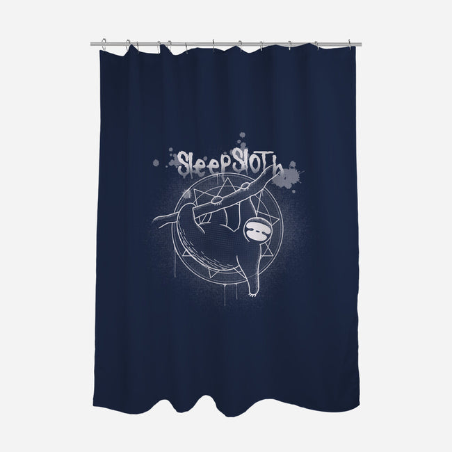 SleepSloth-none polyester shower curtain-Claudia