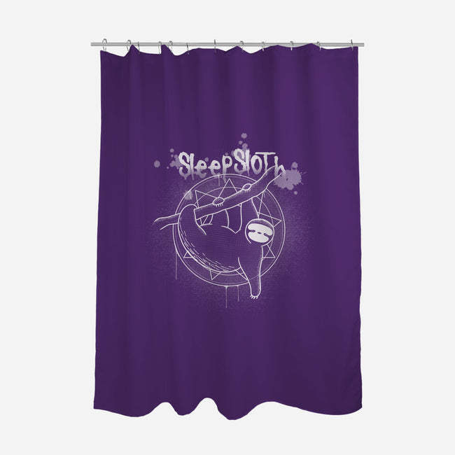 SleepSloth-none polyester shower curtain-Claudia