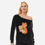 Starfox Coffee-womens off shoulder sweatshirt-ricolaa