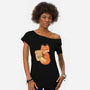 Starfox Coffee-womens off shoulder tee-ricolaa