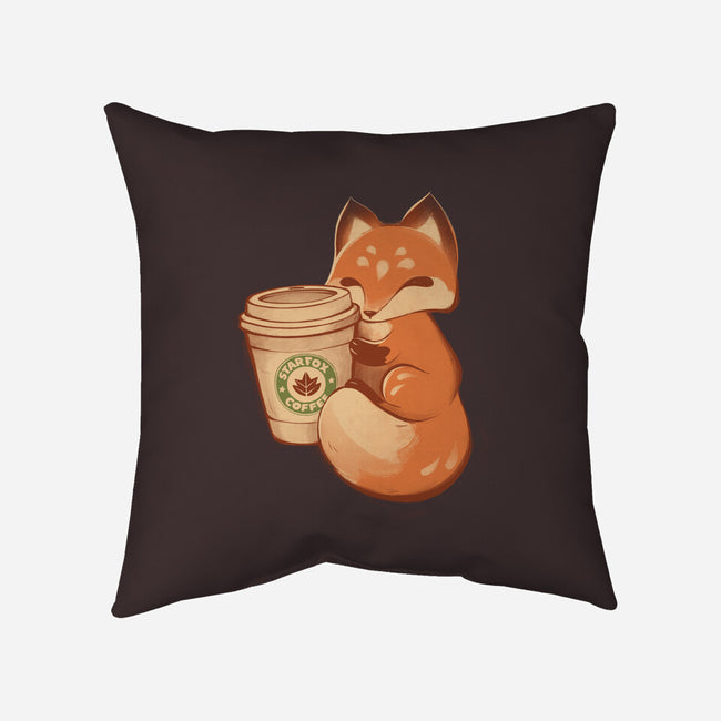 Starfox Coffee-none removable cover w insert throw pillow-ricolaa