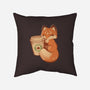 Starfox Coffee-none removable cover throw pillow-ricolaa