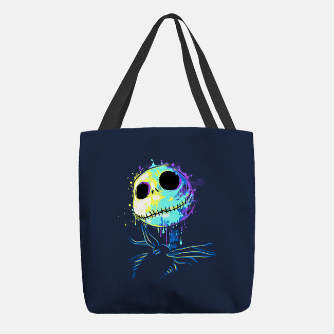 Colorful Skeleton-none basic tote bag-IKILO