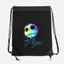 Colorful Skeleton-none drawstring bag-IKILO