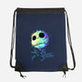 Colorful Skeleton-none drawstring bag-IKILO