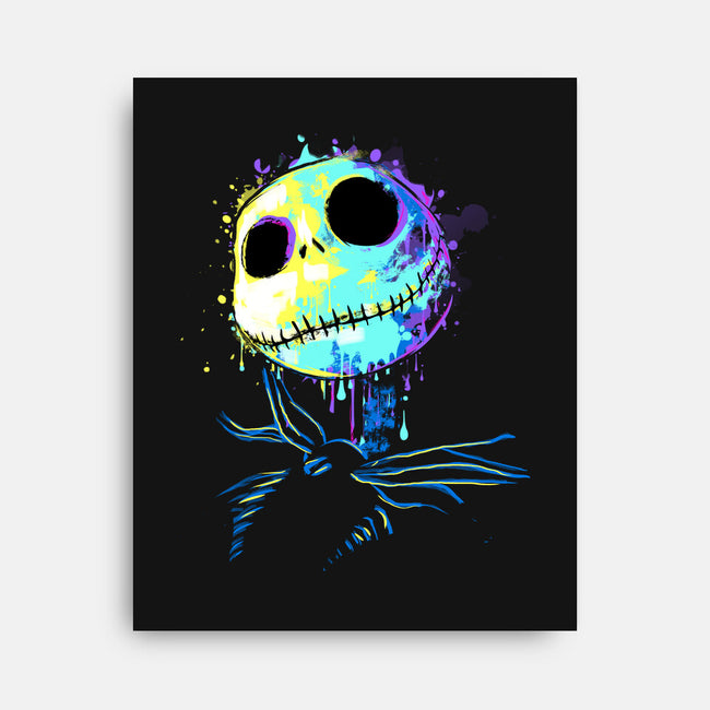 Colorful Skeleton-none stretched canvas-IKILO