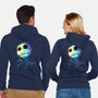 Colorful Skeleton-unisex zip-up sweatshirt-IKILO