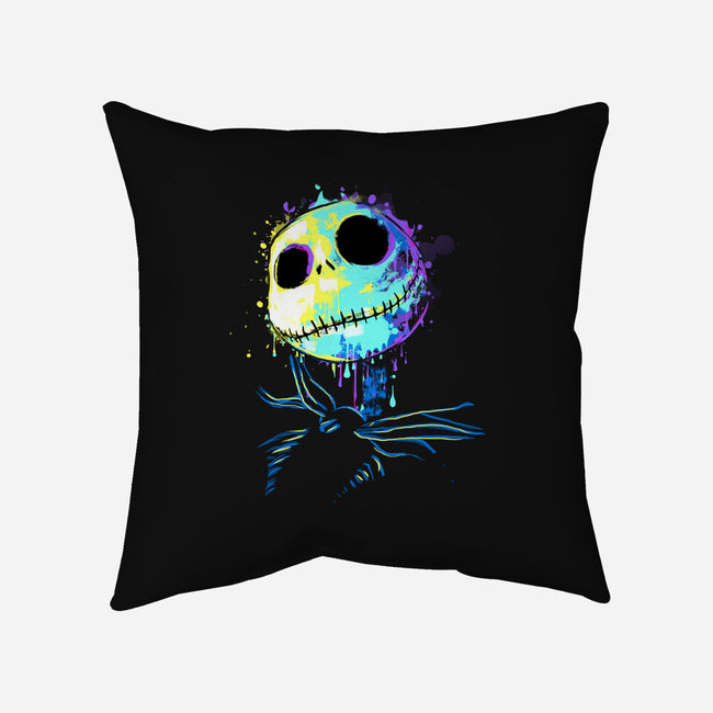 Colorful Skeleton-none removable cover w insert throw pillow-IKILO