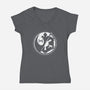 Light And Darkness-womens v-neck tee-Tronyx79