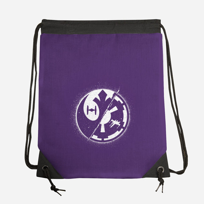Light And Darkness-none drawstring bag-Tronyx79