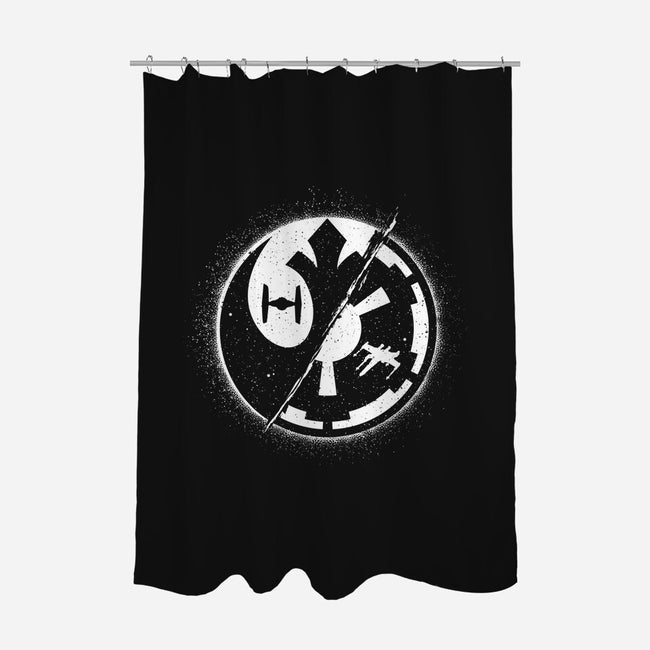 Light And Darkness-none polyester shower curtain-Tronyx79