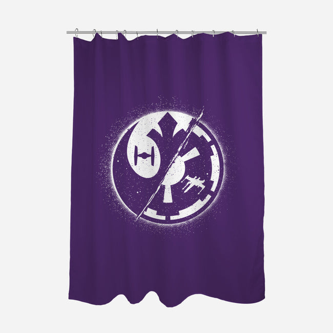 Light And Darkness-none polyester shower curtain-Tronyx79