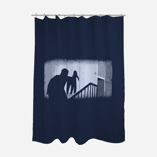 Screamferatu-none polyester shower curtain-dalethesk8er