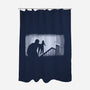 Screamferatu-none polyester shower curtain-dalethesk8er