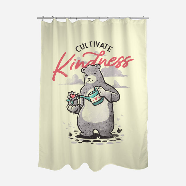 Cultivate Kindness-none polyester shower curtain-tobefonseca
