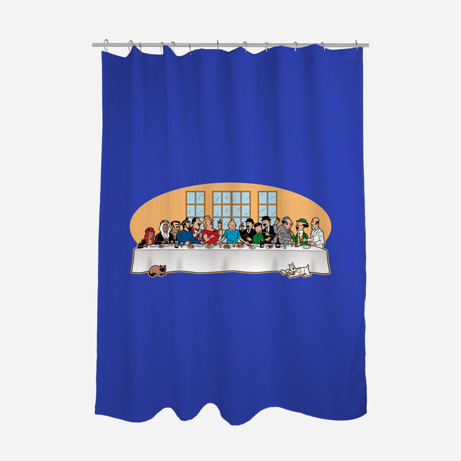 Adventure Dinner-none polyester shower curtain-jasesa