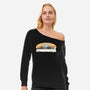 Adventure Dinner-womens off shoulder sweatshirt-jasesa