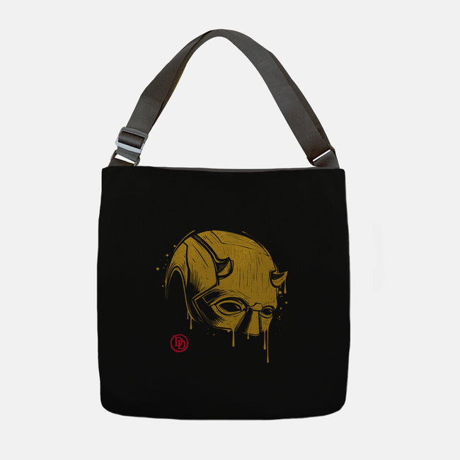 Devil Mask-none adjustable tote bag-Getsousa!