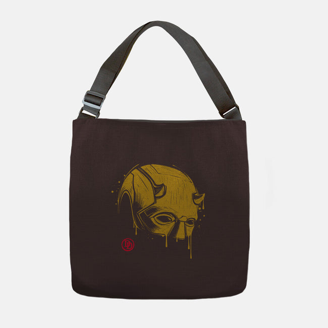 Devil Mask-none adjustable tote bag-Getsousa!