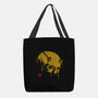 Devil Mask-none basic tote bag-Getsousa!